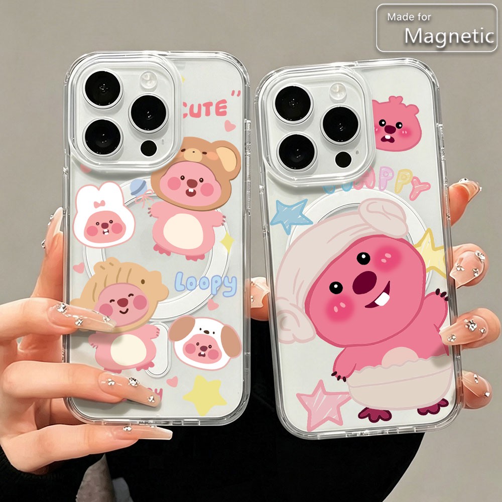Phone Cases Loopy - Pink Kawaii Loopys Magnetic Phone Case