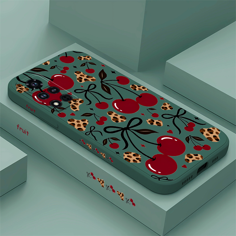 Phone Cases Leopard Print - Red Cherry Leopard Print Phone Case