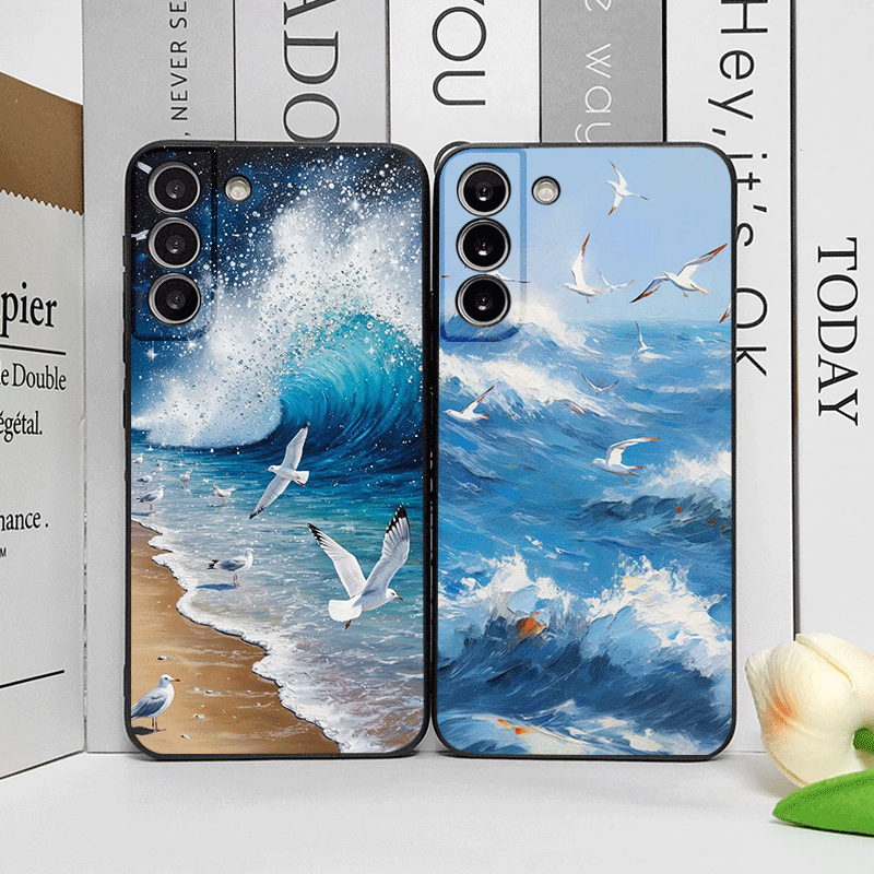 Phone Cases Honor - Summer Beach Blue Ocean Wave Phone