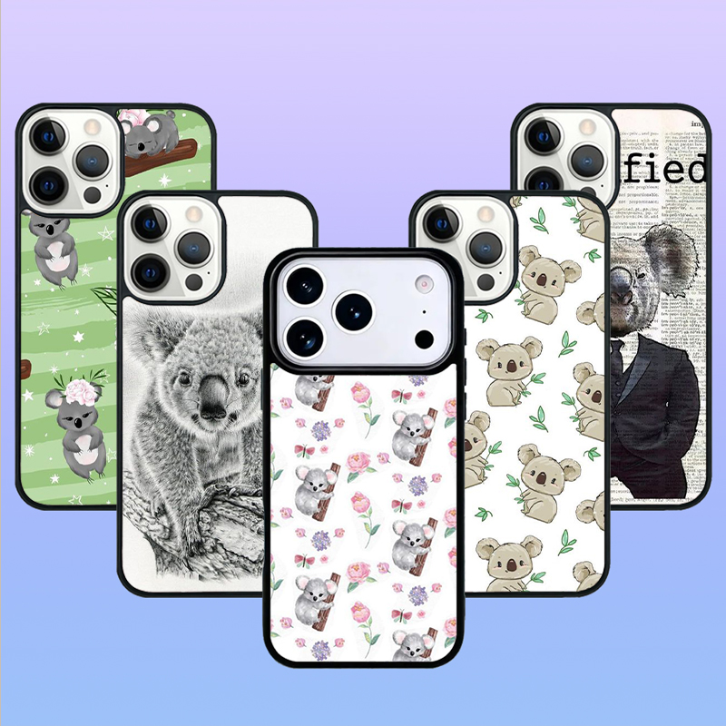 Phone Cases Australia - Cute Australia Koala Art Phone Case