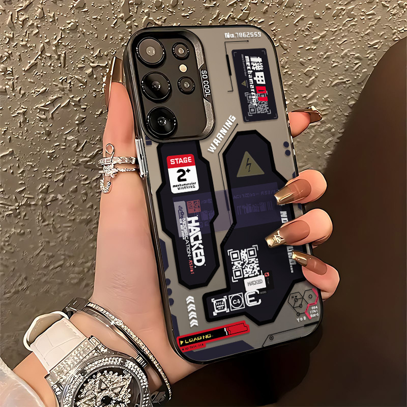 Phone Cases Samsung S25 Fe - Hacker Creative Mecha Case For Samsung