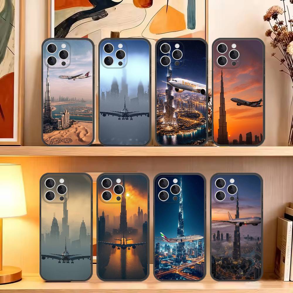Dubai Burj Khalifa Airplane Ph - đánh giá và giá Phone Cases Dubai
