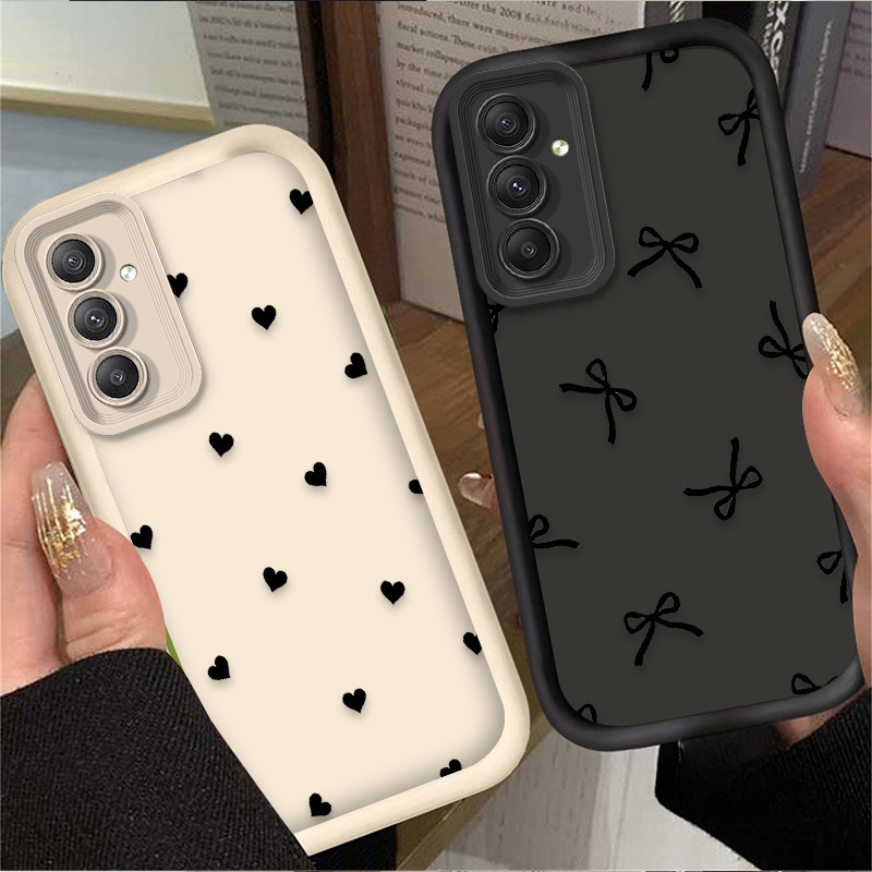 Black Love Heart Bowknot Case  - đánh giá và giá Phone Cases Samsung