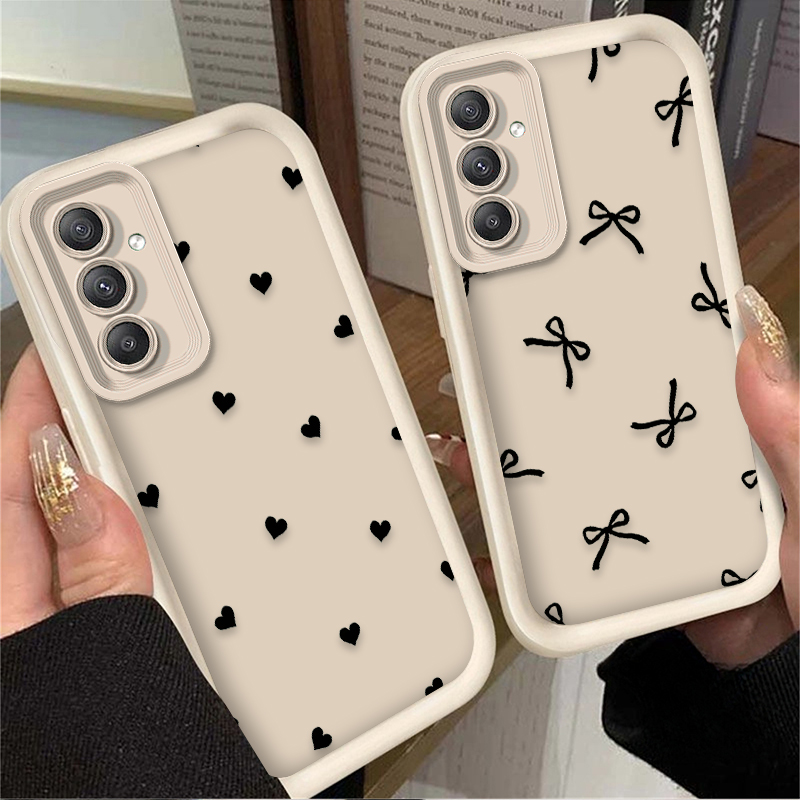 Black Love Heart Bowknot Case  - đánh giá và giá Phone Cases Samsung