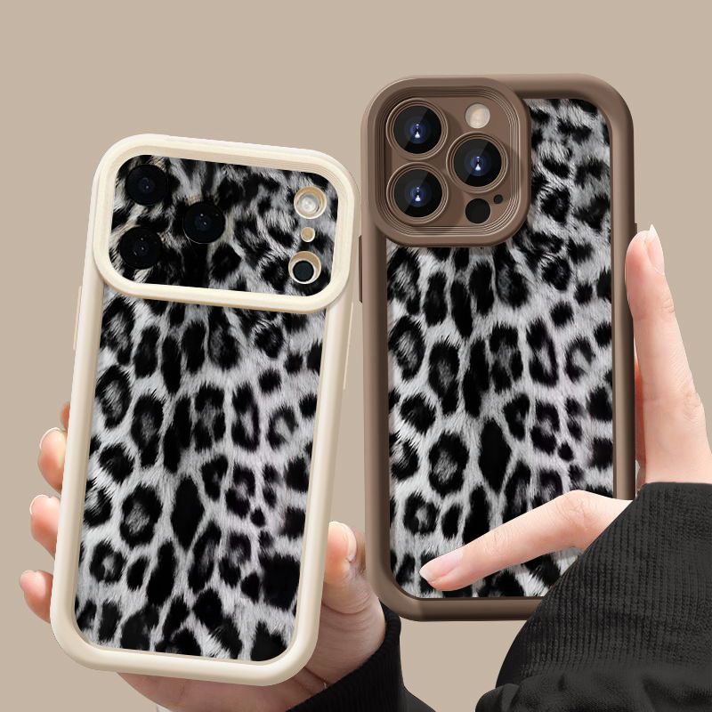Snow Leopard Print Soft TPU Ph - đánh giá và giá Phone Cases Leopard Print
