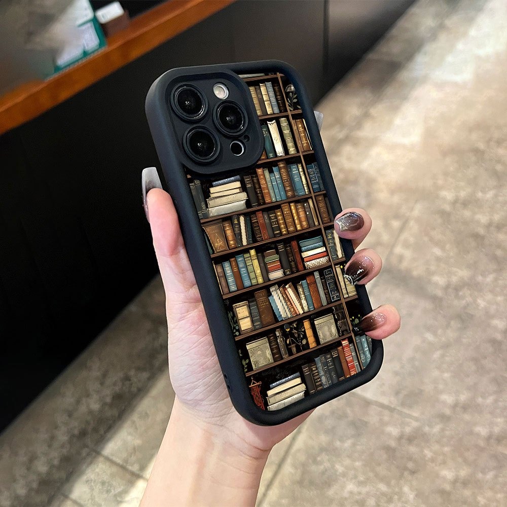 Book Shelf Creative Pattern Ph - đánh giá và giá Phone Cases Xr