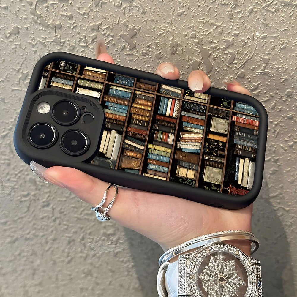 Book Shelf Creative Pattern Ph - đánh giá và giá Phone Cases Xr