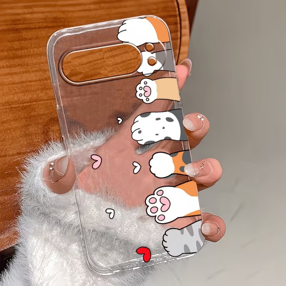 Cartoon Cat Paw Print Crystal  - đánh giá và giá Phone Cases Cat