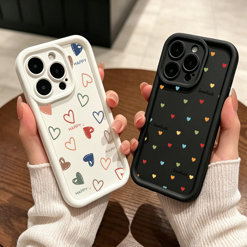 Cute Love Heart Graphic Phone  - đánh giá và giá Phone Cases Motorola Edge 2025