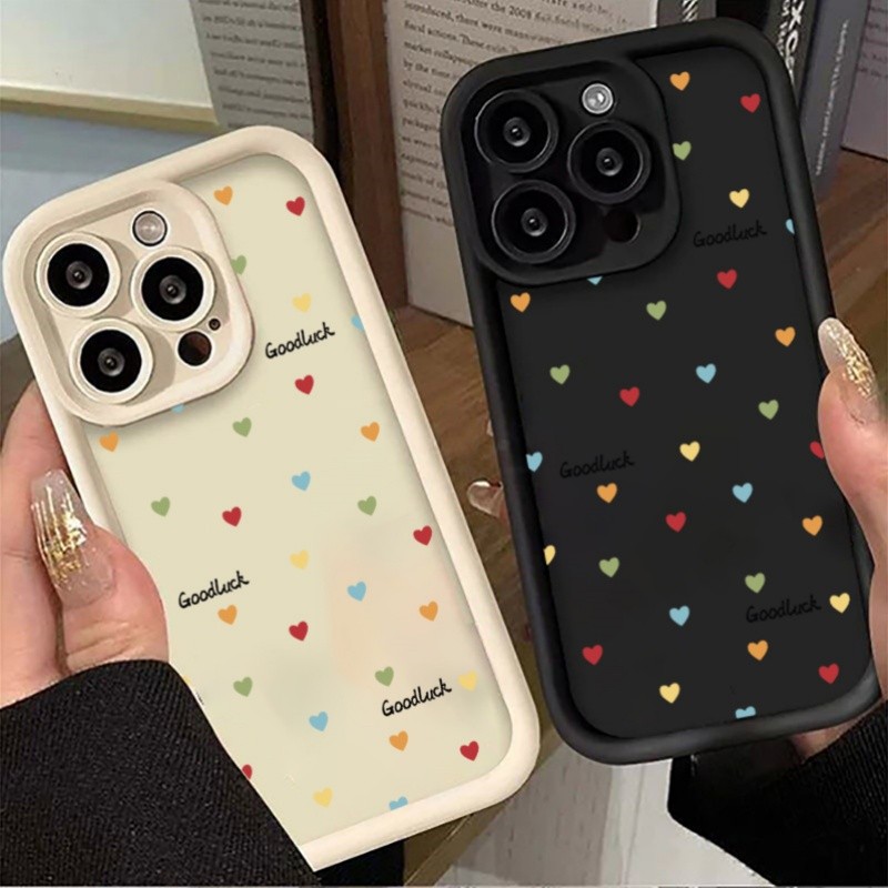 Cute Love Heart Graphic Phone  - đánh giá và giá Phone Cases Motorola Edge 2025