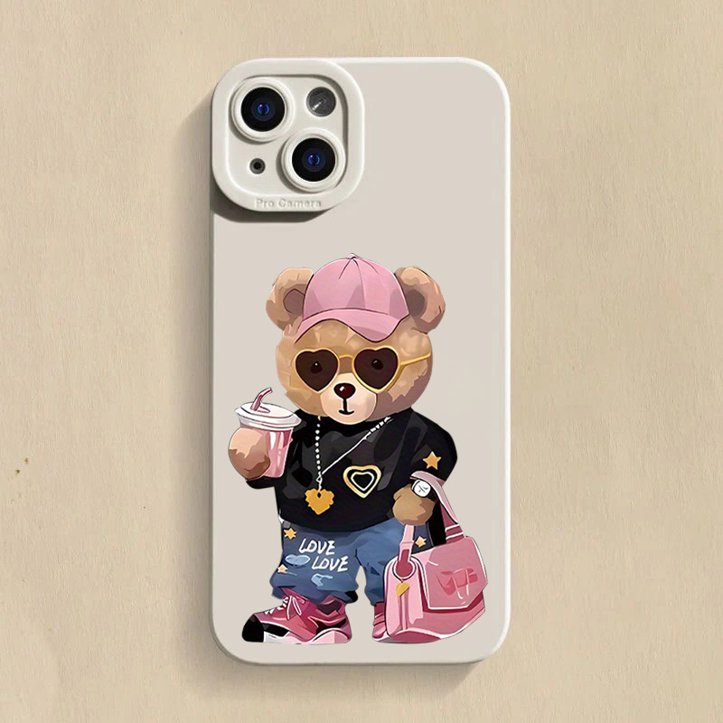Cute Bear Soft Phone Case For  - đánh giá và giá Phone Cases Samsung S25 Fe