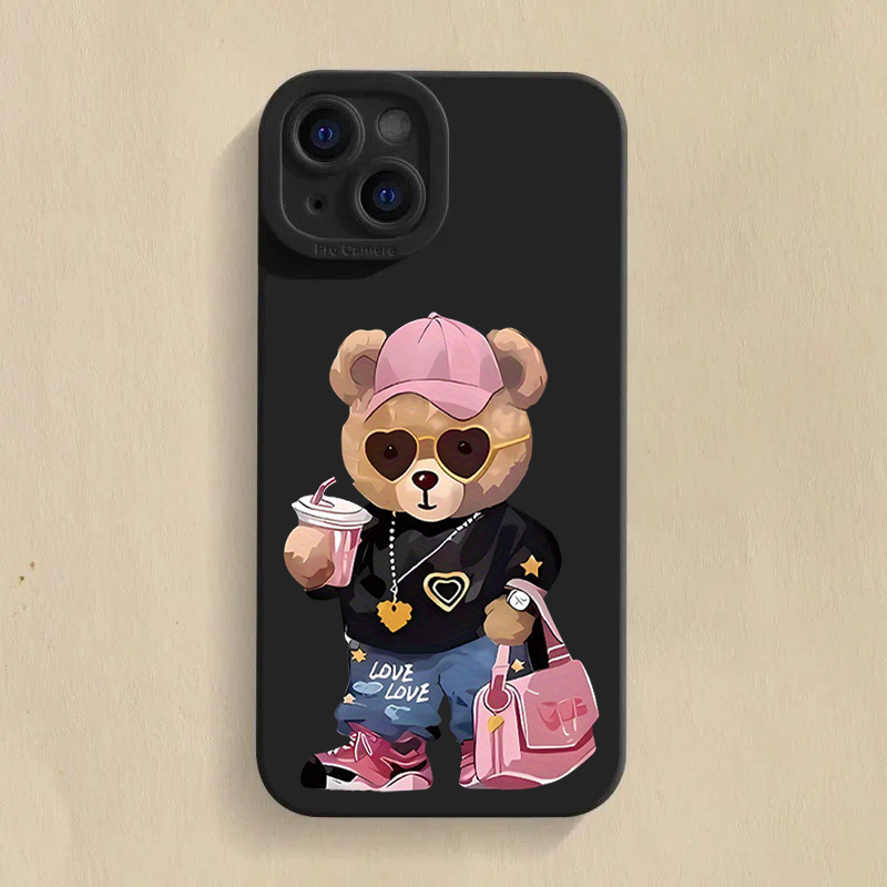 Cute Bear Soft Phone Case For  - đánh giá và giá Phone Cases Samsung S25 Fe