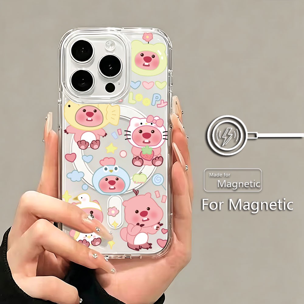 Pink Kawaii Loopys Magnetic Ph - đánh giá và giá Phone Cases Loopy