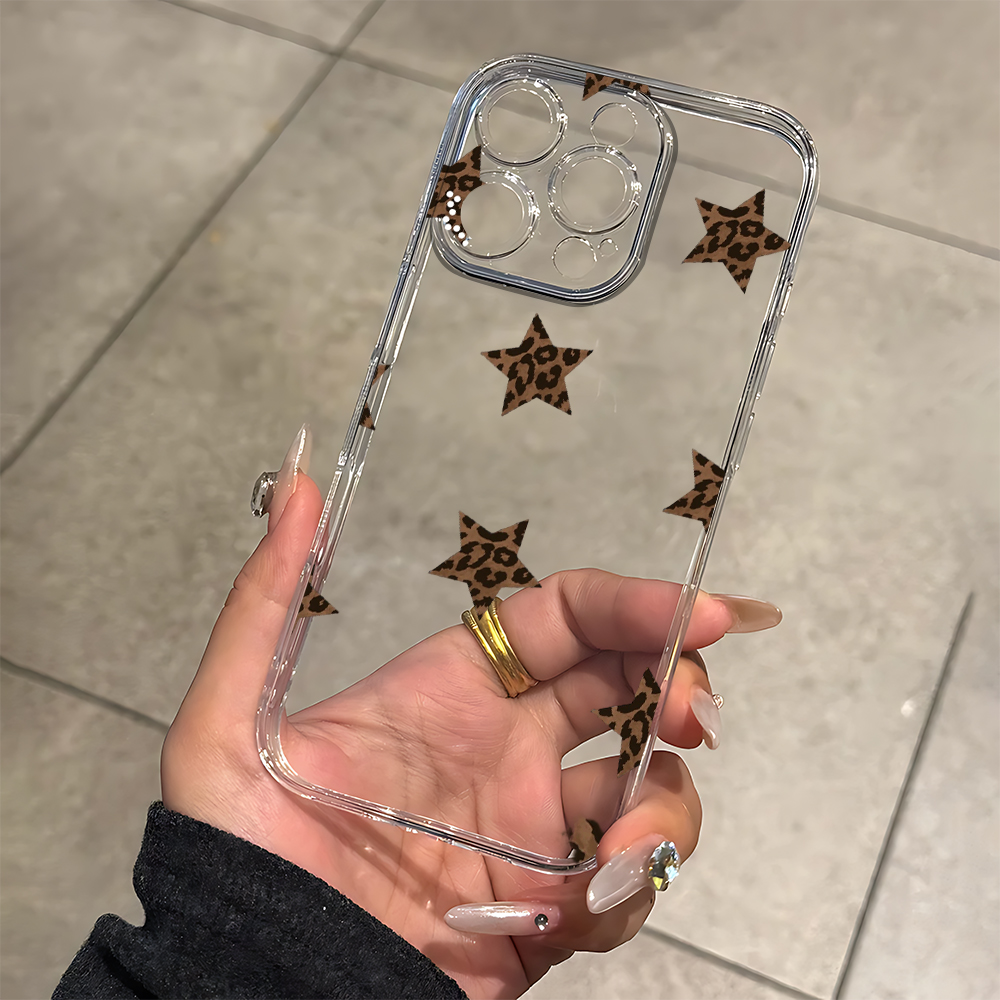 Wild Leopard Print Star Silico - đánh giá và giá Phone Cases Leopard Print