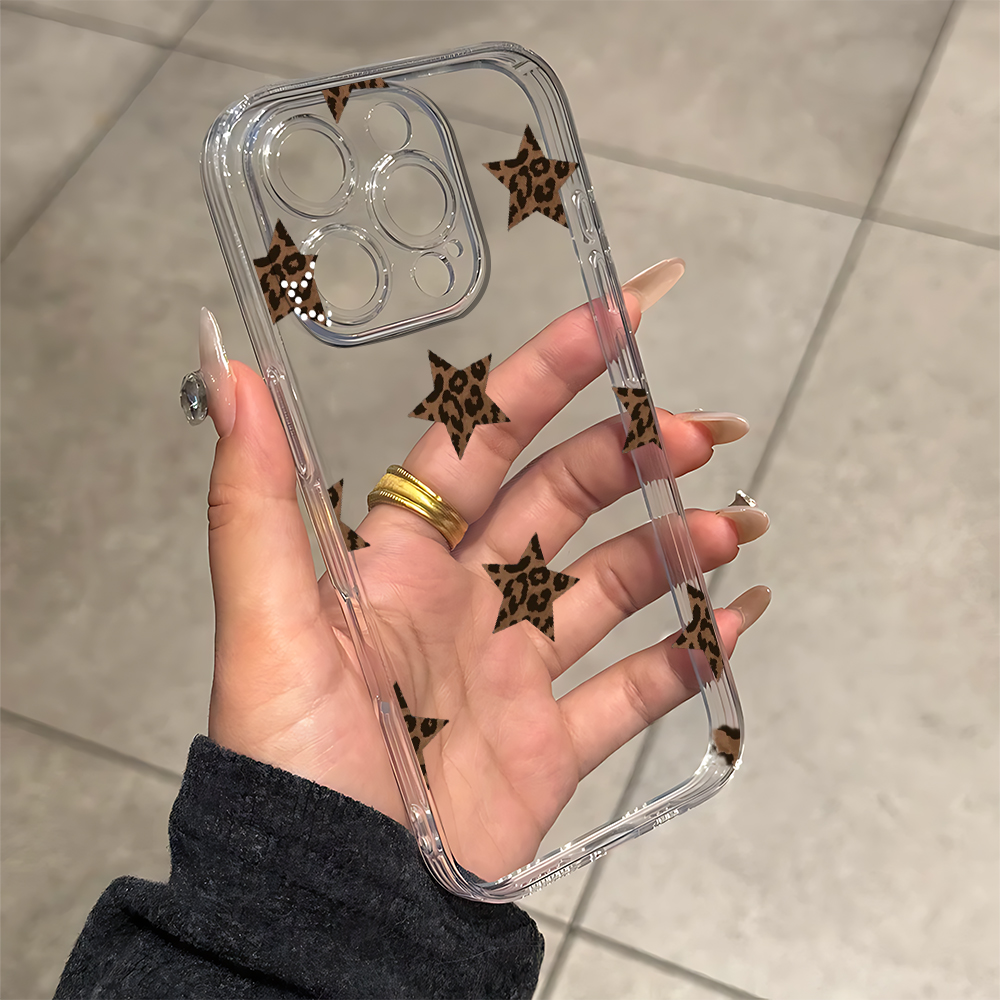 Wild Leopard Print Star Silico - đánh giá và giá Phone Cases Leopard Print