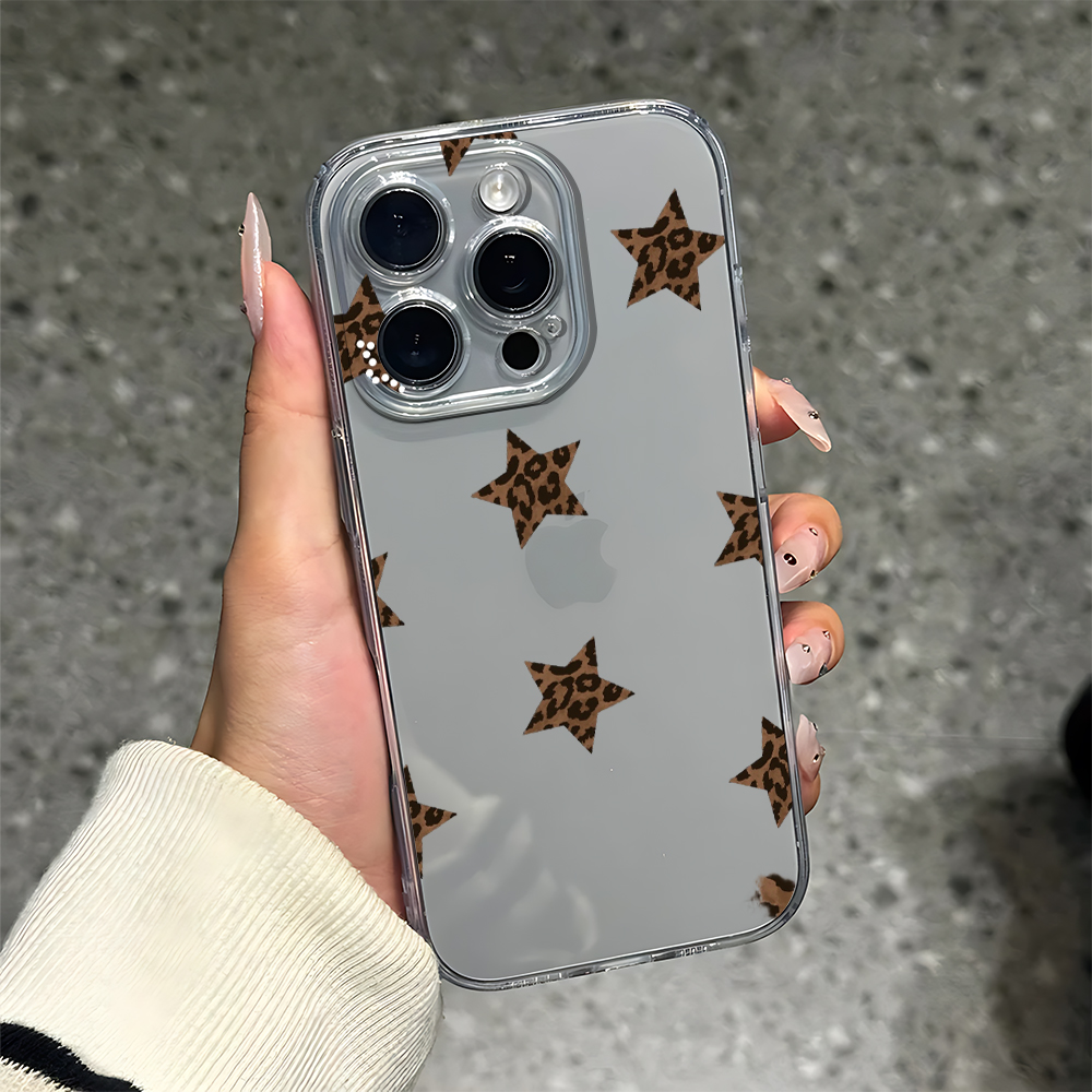Wild Leopard Print Star Silico - đánh giá và giá Phone Cases Leopard Print