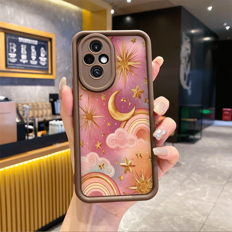 Vintage Golden Starry Sky Sun  - đánh giá và giá Phone Cases Honor