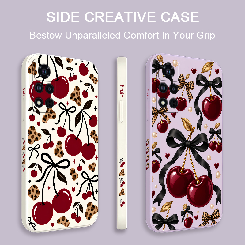 Red Cherry Leopard Print Phone - đánh giá và giá Phone Cases Leopard Print