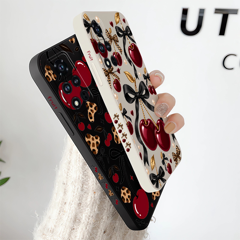 Red Cherry Leopard Print Phone - đánh giá và giá Phone Cases Leopard Print