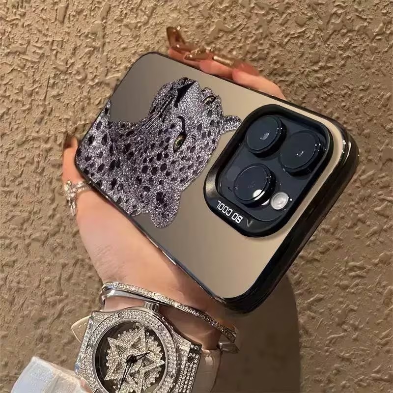 IMD Holographic Silver Phone C - đánh giá và giá Phone Cases Leopard Print