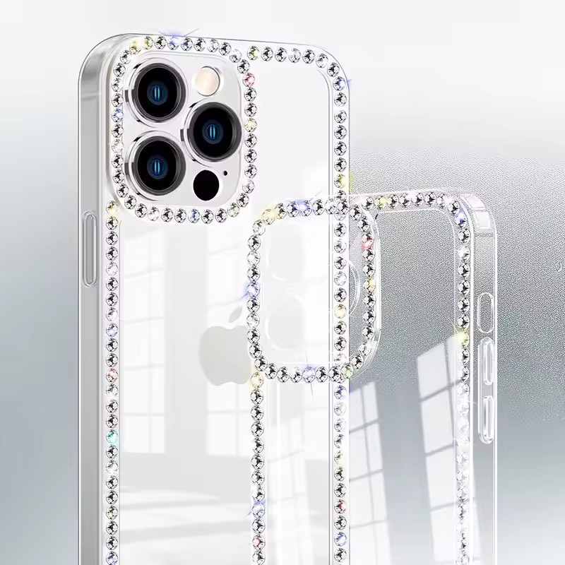 Glitter Bling Diamond Clear Ph - đánh giá và giá Phone Cases Loopy