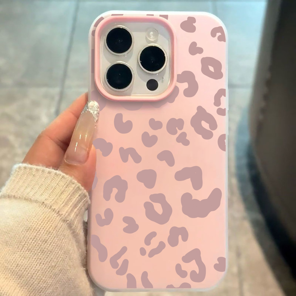 Leopard Print Candy Color SIli - đánh giá và giá Phone Cases Leopard Print