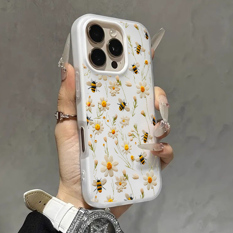 Bee Daisy Flower Cherry 2 in 1 - đánh giá và giá Phone Cases Motorola Edge 2025