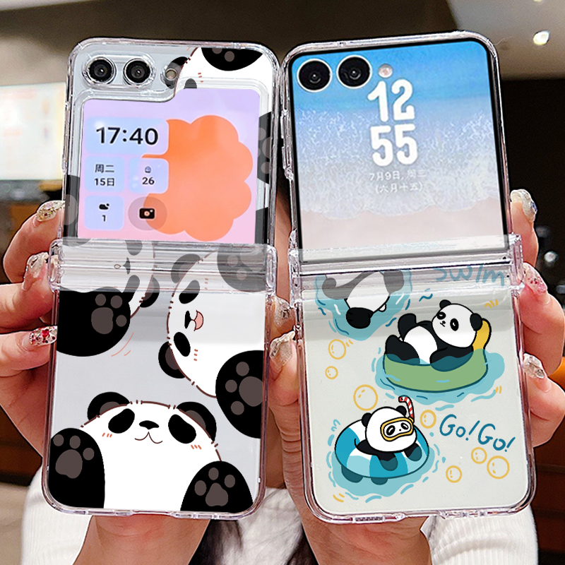 Cute Panda Pattern Phone Case  - đánh giá và giá Phone Cases Z Flip 6