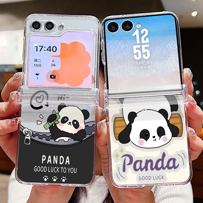Cute Panda Pattern Phone Case  - đánh giá và giá Phone Cases Z Flip 6