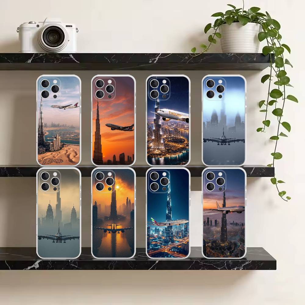 Dubai Burj Khalifa Airplane Ph - đánh giá và giá Phone Cases Dubai