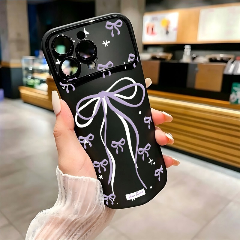 Large Purple Bow Star Doodle P - đánh giá và giá Phone Cases Purple