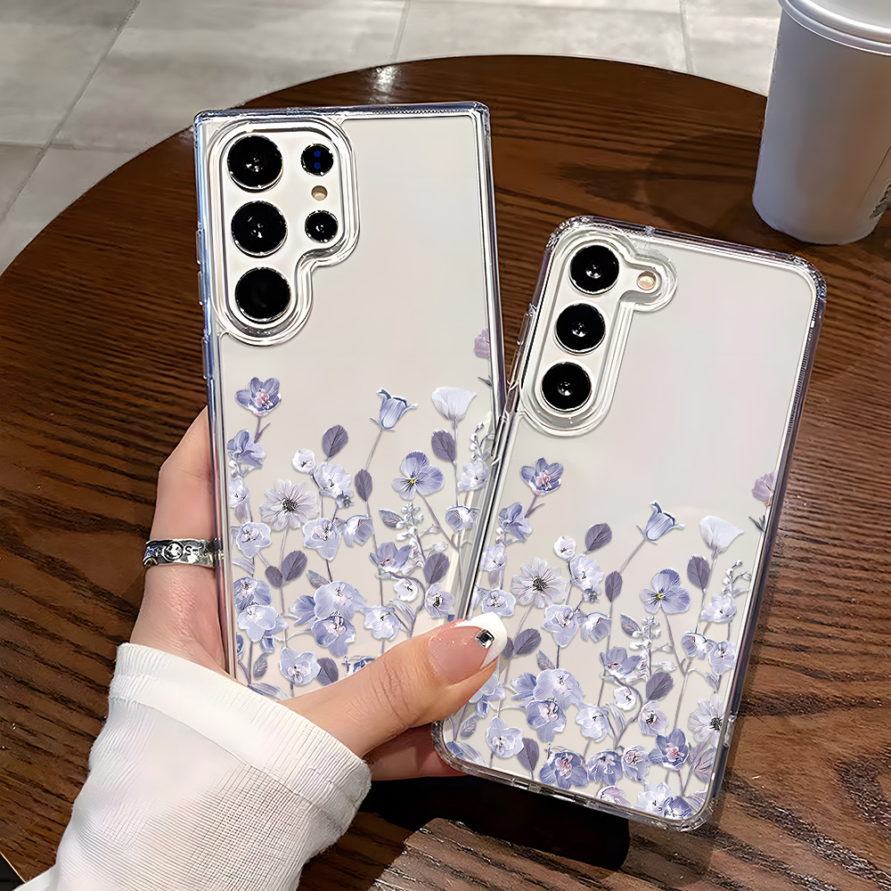 Purple Flower Phone Case For S - đánh giá và giá Phone Cases Purple