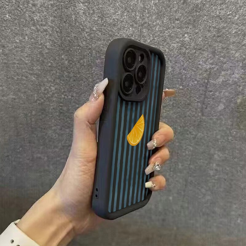 Striped Lemon Slice Pattern Ph - đánh giá và giá Phone Cases Xr