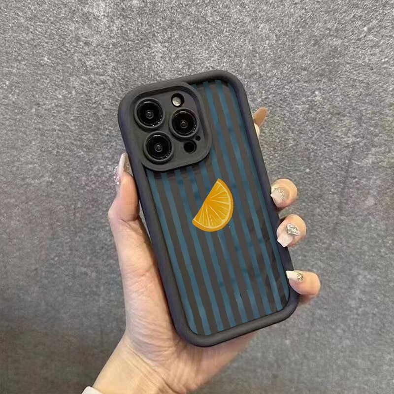 Striped Lemon Slice Pattern Ph - đánh giá và giá Phone Cases Xr