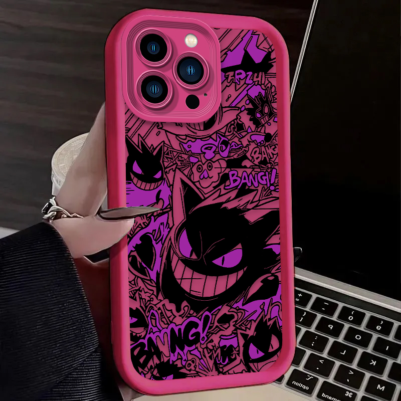 P-Pokemon Gengar Graffiti Phon - đánh giá và giá Phone Cases Xr