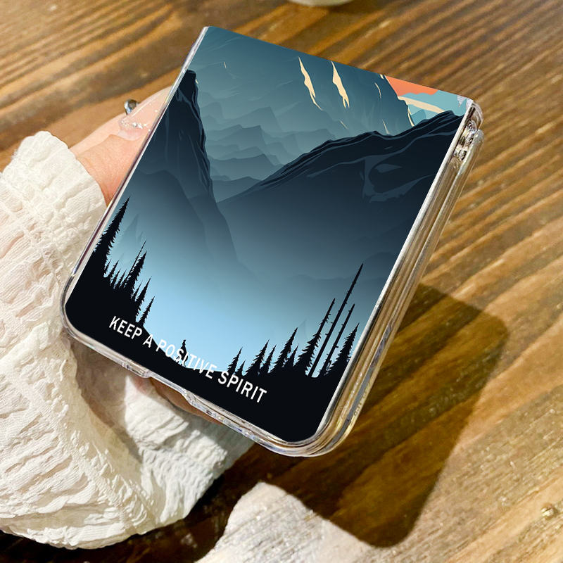 Mountain Scenery Printed Phone - đánh giá và giá Phone Cases Z Flip 6