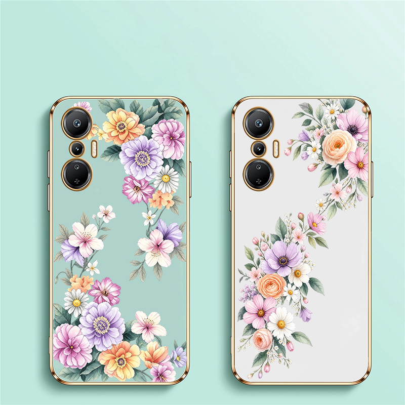 Pink Tulip Purple Peony Flower - đánh giá và giá Phone Cases Purple