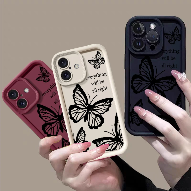 Black Butterfly Case for Motor - đánh giá và giá Phone Cases Motorola Edge 2025