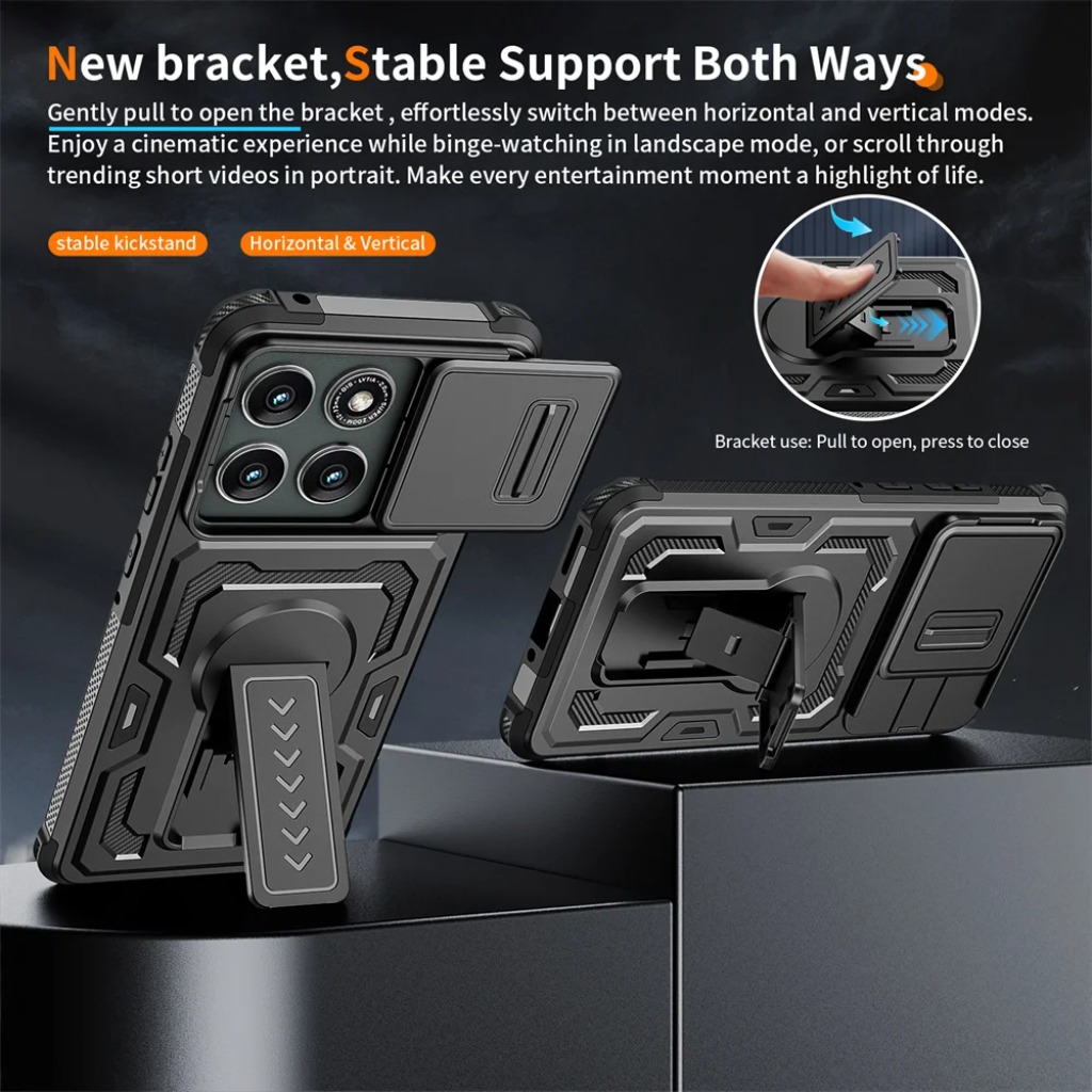 Heavy Duty Shockproof Case W/  - đánh giá và giá Phone Cases Motorola Edge 2025