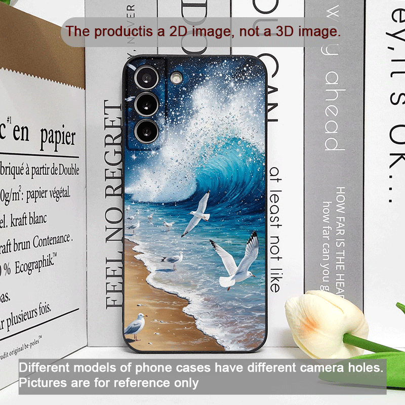 Summer Beach Blue Ocean Wave P - đánh giá và giá Phone Cases Honor
