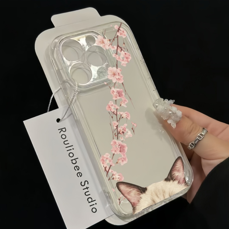 Sakura Cat Watercolor  Stylish - đánh giá và giá Phone Cases Cat