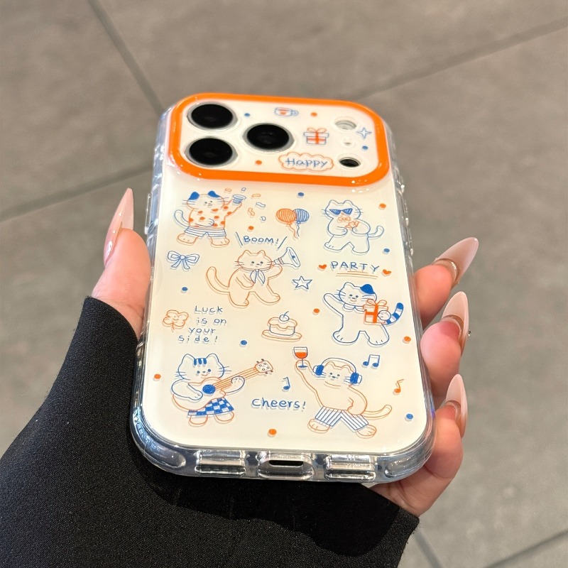 Cartoon Cute Line Cat Pattern  - đánh giá và giá Phone Cases Cat