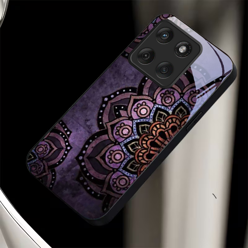 Purple Mandala Wallpaper Black - đánh giá và giá Phone Cases Purple