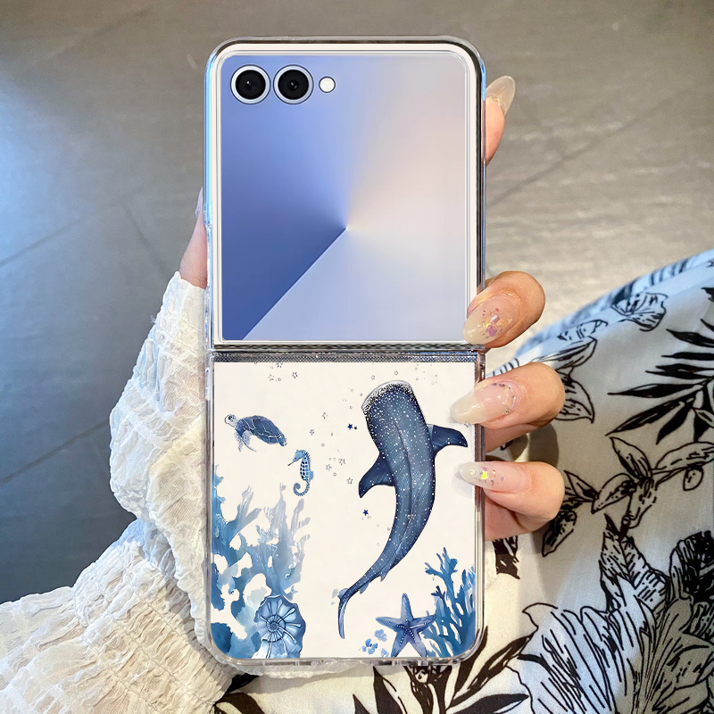 Whale Pattern Phone Case For S - đánh giá và giá Phone Cases Z Flip 6