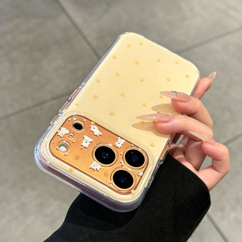 Fashion Cute Yellow Polka Dot  - đánh giá và giá Phone Cases Purple