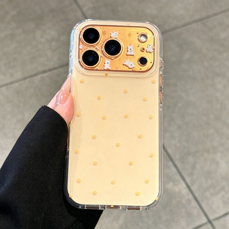 Fashion Cute Yellow Polka Dot  - đánh giá và giá Phone Cases Purple