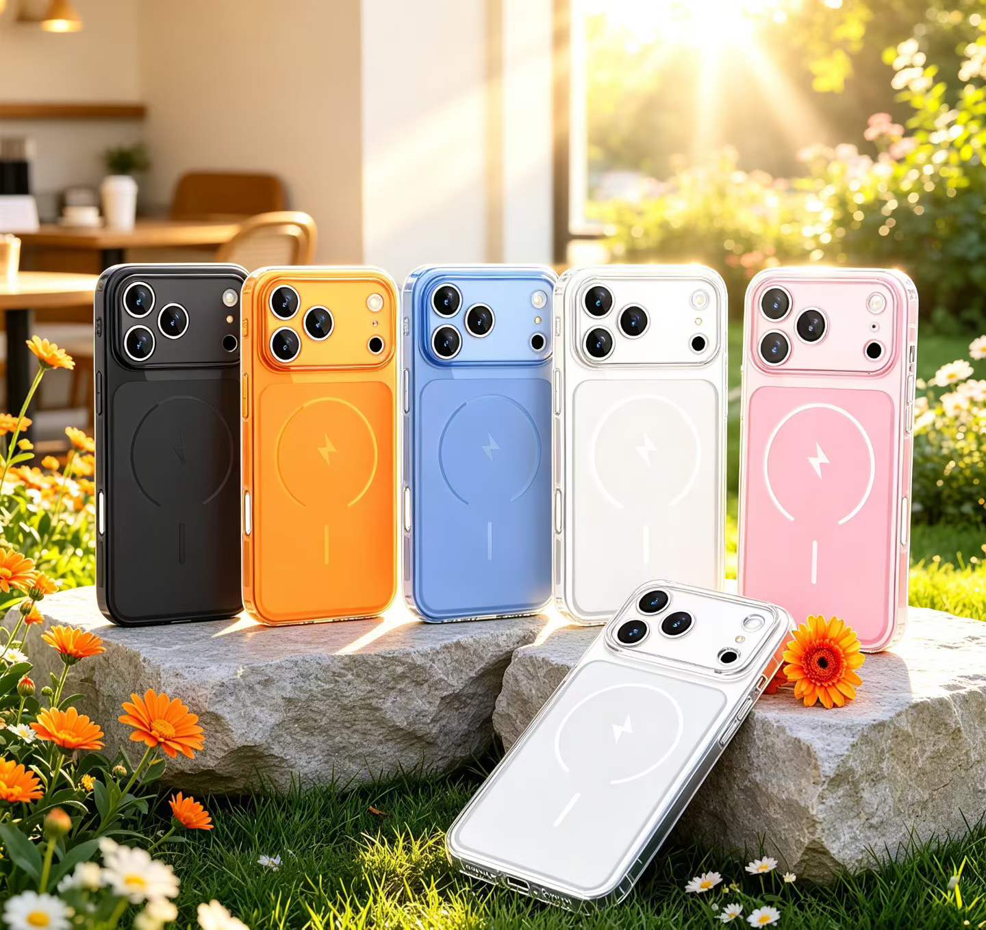 Shockproof Lightning Clear Col - đánh giá và giá Phone Cases Loopy