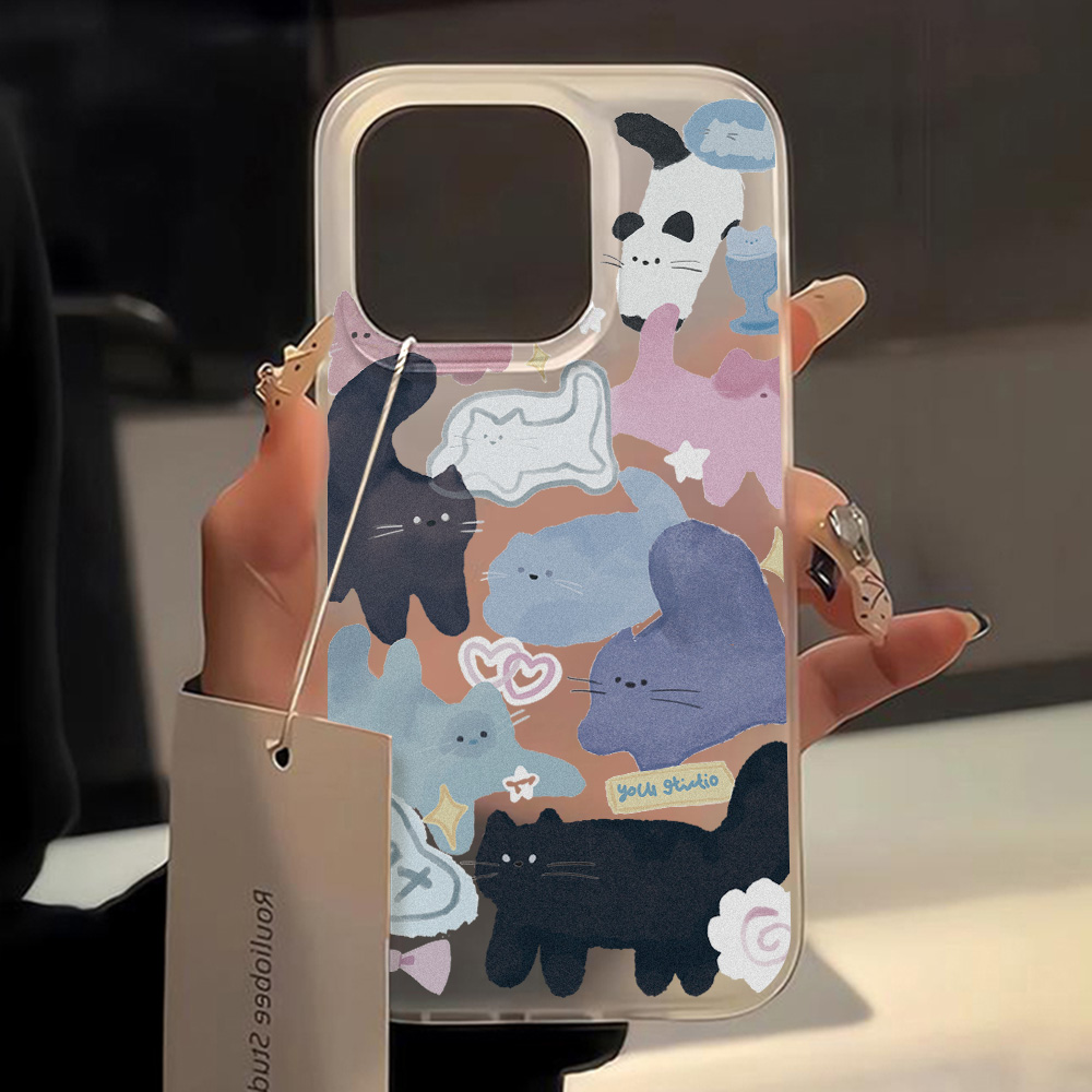 Pink Lovely Cat Phone Case For - đánh giá và giá Phone Cases Cat