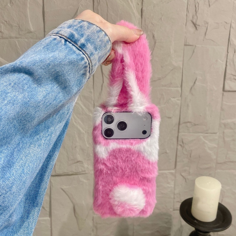 Cute Rabbit Design Fluffy Phon - đánh giá và giá Phone Cases Case