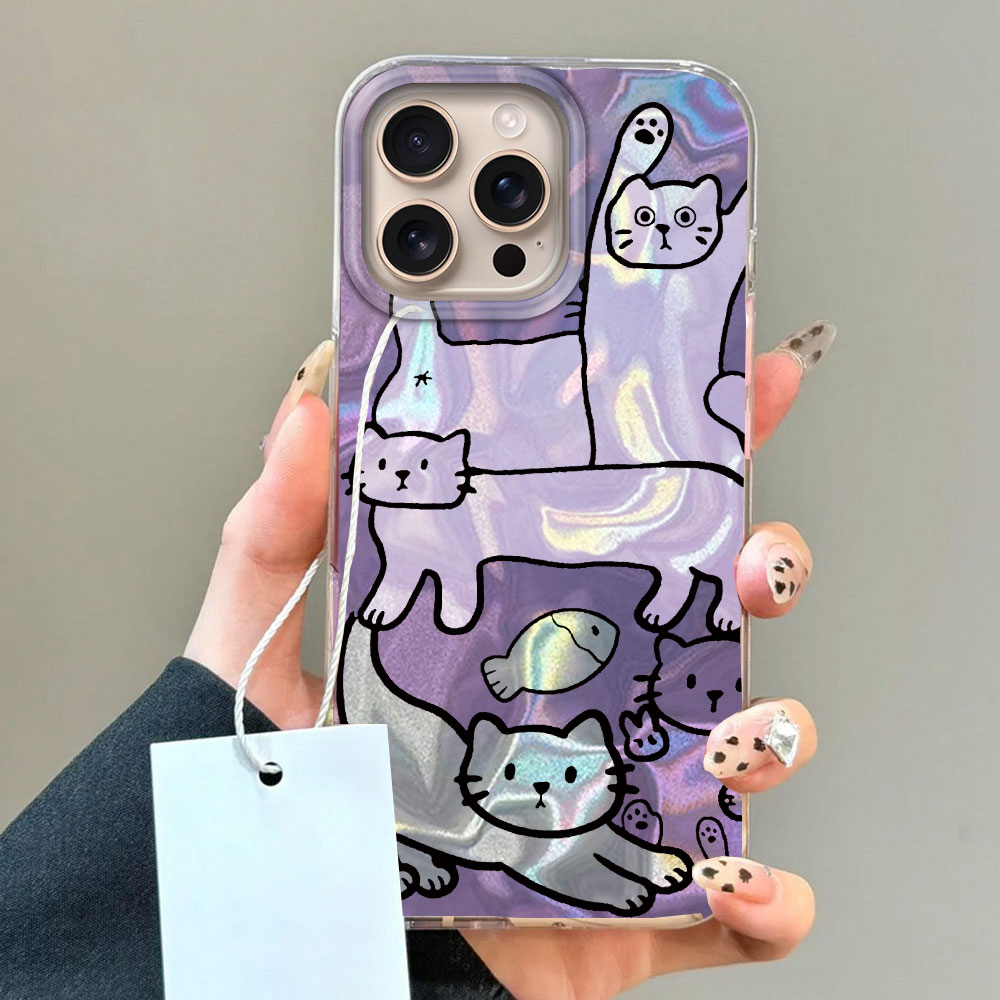 Purple Line Cat Fish Water Tex - đánh giá và giá Phone Cases Xr